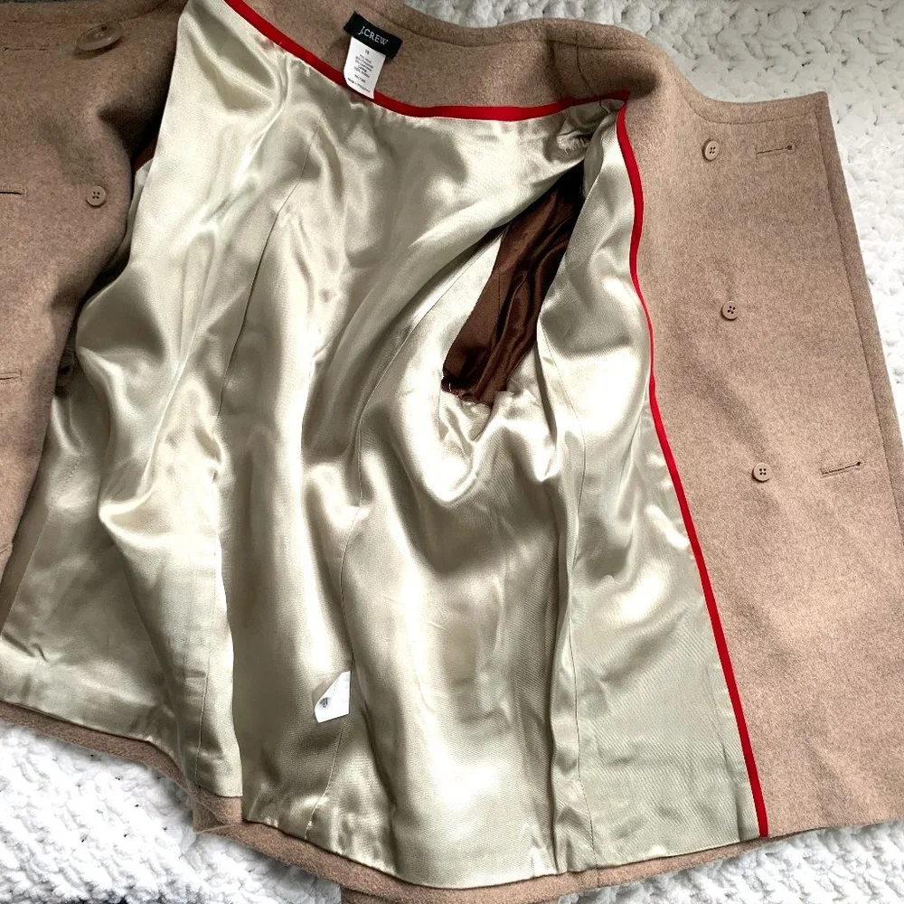 J. Crew Pippa Wool Blazer Peacoat (Beige) 10